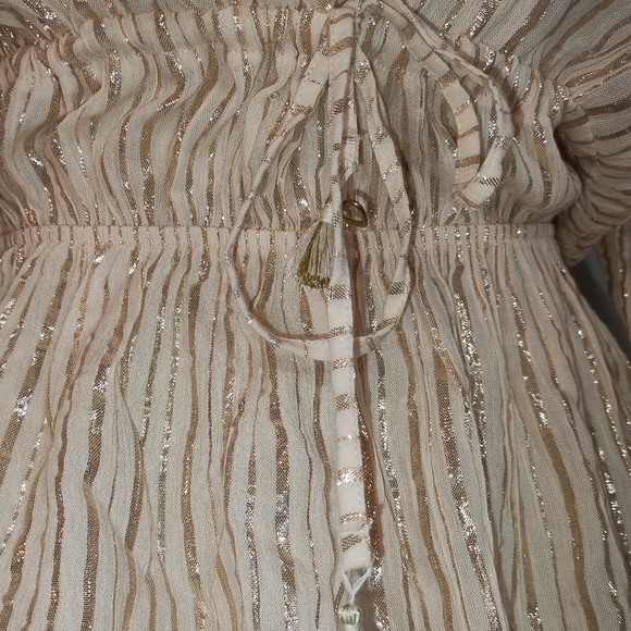 NWT Victoria's Secret romper lingerie with gold stitching - Picture 7 of 8